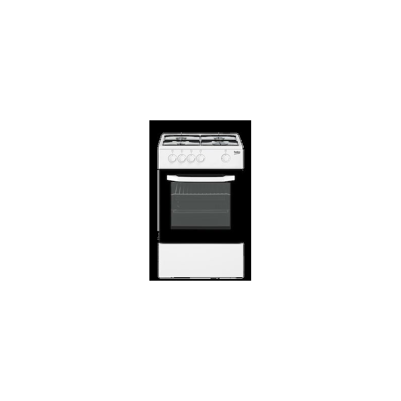 BEKO Cocina 4F gas 85x50x50, c/horno, sin portab. Butano