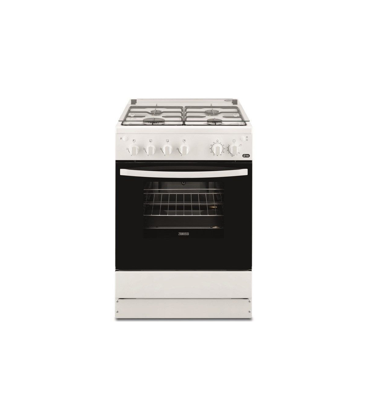Cocina ZANUSSI ZCG61281WA Horno Gas, 4F, 60cm