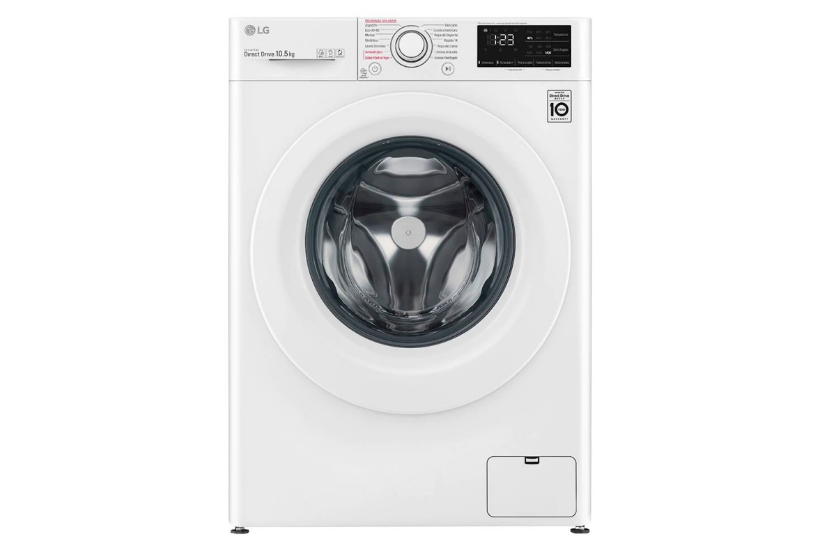 Lavadora Libre Instalación LG F4WV3010S3W