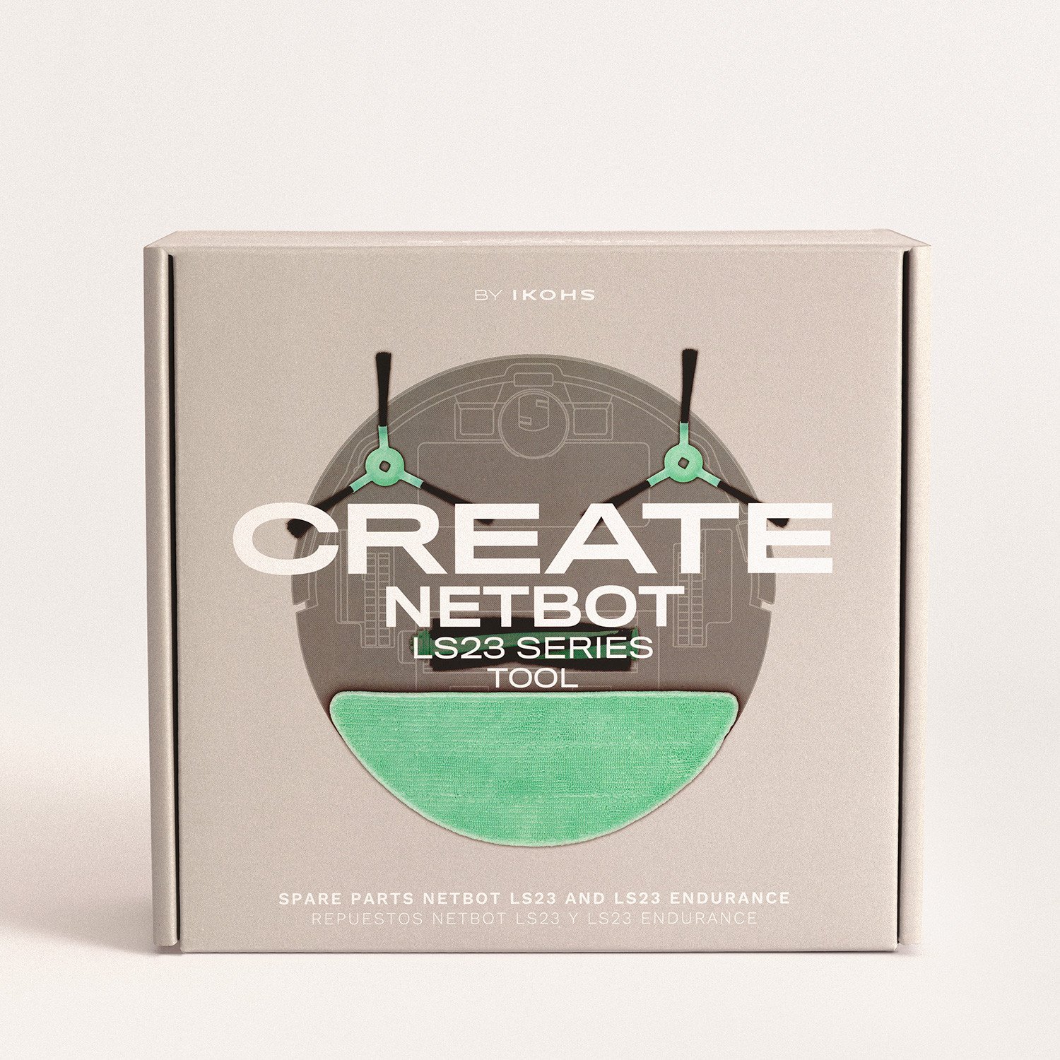 SET de Repuestos para robot aspirador NETBOT LS23 y LS23 ENDURANCE